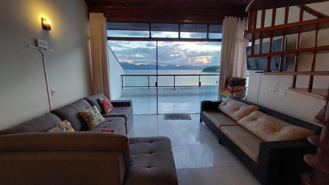 Linda Cobertura Duplex, Pe Na Areia,Vista Linda. Apartamento Caraguatatuba Exterior foto